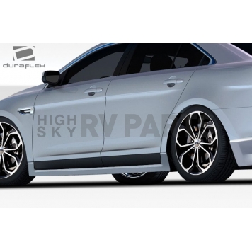 Extreme Dimensions Side Skirt - Primered Fiberglass Reinforced Plastic Black Set of 2 - 107626-1