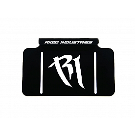 Rigid Lighting License Plate Bracket - Black Plastic - 40016