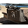 Rigid Lighting License Plate Bracket - Black Plastic - 40016