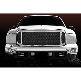 T-Rex Truck Products Grille Insert - Mesh Rectangular Black Powder Coated Steel - 51571