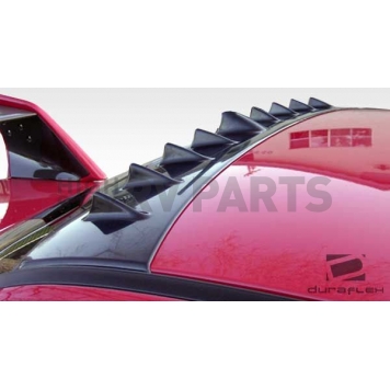Extreme Dimensions Spoiler - Roof Mount Primered Fiberglass Black - 104478