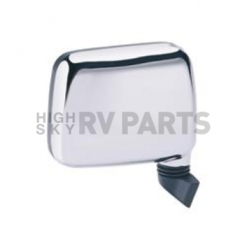 K-Source Exterior Mirror Manual OEM Silver Single - 64009I