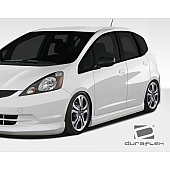 Extreme Dimensions Side Skirt - Primered Fiberglass Reinforced Plastic Black Set of 2 - 107734