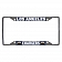 Fan Mat License Plate Frame - NFL Los Angeles Chargers Logo Metal - 21581
