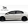 Extreme Dimensions Side Skirt - Primered Fiberglass Reinforced Plastic Black Set of 2 - 107737