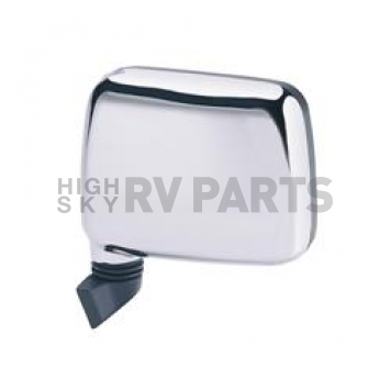 K-Source Exterior Mirror Manual OEM Silver Single - 64010I