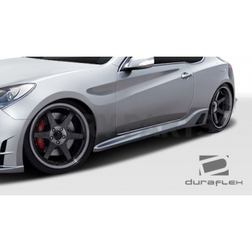 Extreme Dimensions Side Skirt - Primered Fiberglass Reinforced Plastic Black Set of 2 - 107750-1