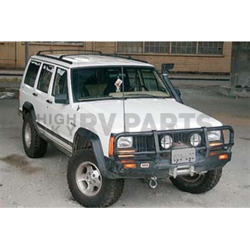 ARB Bumper Steel Powder Coated Deluxe Bar Black 1-Piece - 3450010
