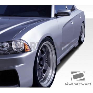Extreme Dimensions Side Skirt - Primered Fiberglass Reinforced Plastic Black Set of 2 - 107655