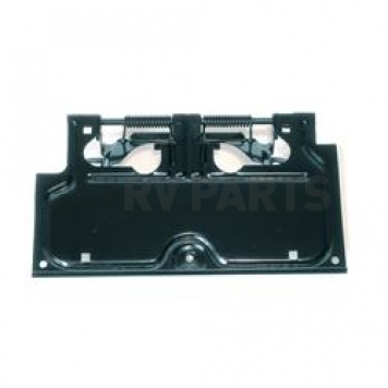 Omix-Ada License Plate Bracket - Black Steel Powder Coated - 1123301