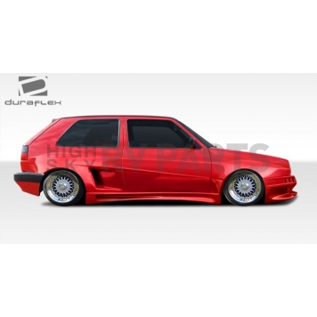 Extreme Dimensions Side Skirt - Primered Fiberglass Reinforced Plastic Black Set of 2 - 107687