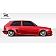 Extreme Dimensions Side Skirt - Primered Fiberglass Reinforced Plastic Black Set of 2 - 107687