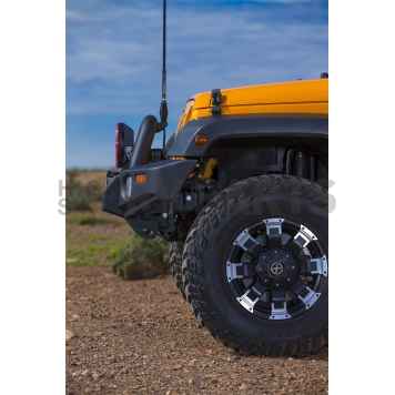 ARB Bumper Steel Powder Coated Deluxe Bar Black 1-Piece - 3450240-1