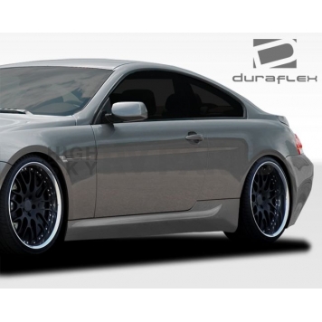 Extreme Dimensions Side Skirt - Primered Fiberglass Reinforced Plastic Black Set of 2 - 107703-1