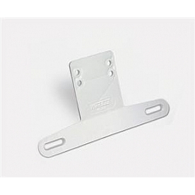 Wesbar License Plate Bracket - Plastic White - 003202