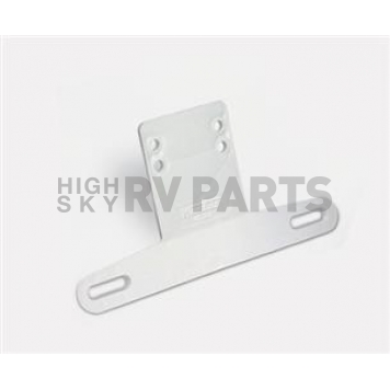 Wesbar License Plate Bracket - Plastic White - 003202
