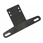 Wesbar License Plate Bracket - Plastic Black - 003211