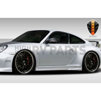 Extreme Dimensions Side Skirt - Primered Fiberglass Reinforced Plastic Black Set of 2 - 107717