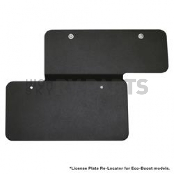 Westin Automotive License Plate Bracket - Steel Black - 320065