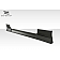 Extreme Dimensions Side Skirt - Primered Fiberglass Reinforced Plastic Black Set of 2 - 107820