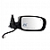 K-Source Exterior Mirror Power Rectangular Black Single - 60609C