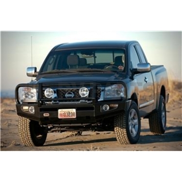 ARB Bumper Steel Powder Coated Deluxe Bar Black 1-Piece - 3464010