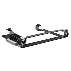 Blue Ox License Plate Bracket - Black Steel  - BX88290