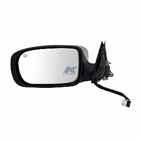 K-Source Exterior Mirror Power OEM Black Single - 60610C