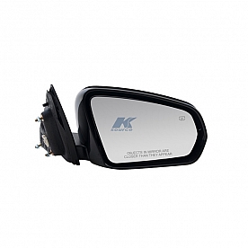 K-Source Exterior Mirror Power OEM Black Single - 60611C
