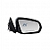 K-Source Exterior Mirror Power OEM Black Single - 60611C