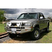 ARB Bumper Steel Powder Coated Deluxe Bar Black 1-Piece - 3462010