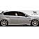 Extreme Dimensions Side Skirt - Primered Fiberglass Reinforced Plastic Black Set of 4 - 107871