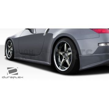 Extreme Dimensions Side Skirt - Primered Fiberglass Reinforced Plastic Black Set of 2 - 107833