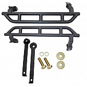Fishbone Offroad Rocker Panel Guard - Black Tube Powder Coated Steel - FB21097