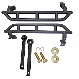 Fishbone Offroad Rocker Panel Guard - Black Tube Powder Coated Steel - FB21097