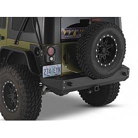 Warrior Products Bumper Rock Crawler 1-Piece Design Steel Black - 593