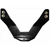 Smittybilt License Plate Bracket - Black Steel - 4433