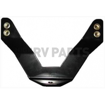 Smittybilt License Plate Bracket - Black Steel - 4433