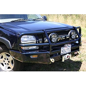 ARB Bumper Steel Powder Coated Deluxe Bar Black 1-Piece - 3462020