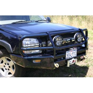 ARB Bumper Steel Powder Coated Deluxe Bar Black 1-Piece - 3462020