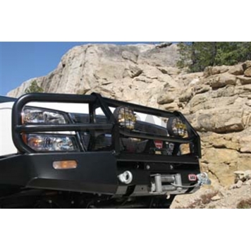 ARB Bumper Steel Powder Coated Deluxe Bar Black 1-Piece - 3462020-2