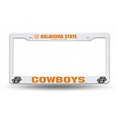 POWERDECAL License Plate Frame - Oklahoma State Cowboys Plastic - FC230002