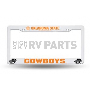 POWERDECAL License Plate Frame - Oklahoma State Cowboys Plastic - FC230002