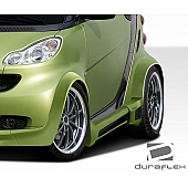 Extreme Dimensions Side Skirt - Primered Fiberglass Reinforced Plastic Black Set of 4 - 107840