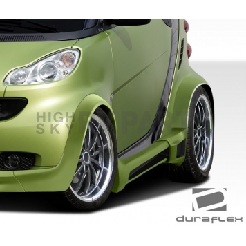 Extreme Dimensions Side Skirt - Primered Fiberglass Reinforced Plastic Black Set of 4 - 107840