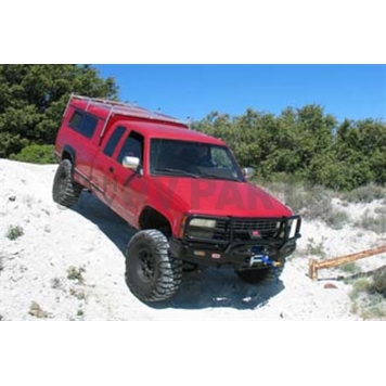 ARB Bumper Steel Powder Coated Deluxe Bar Black 1-Piece - 3462030