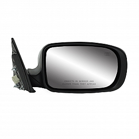 K-Source Exterior Mirror Manual Rectangular Black Single - 60619C