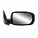 K-Source Exterior Mirror Manual Rectangular Black Single - 60619C