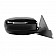 K-Source Exterior Mirror Manual Rectangular Black Single - 60619C