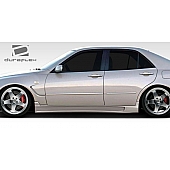 Extreme Dimensions Side Skirt - Primered Fiberglass Reinforced Plastic Black Set of 2 - 107769